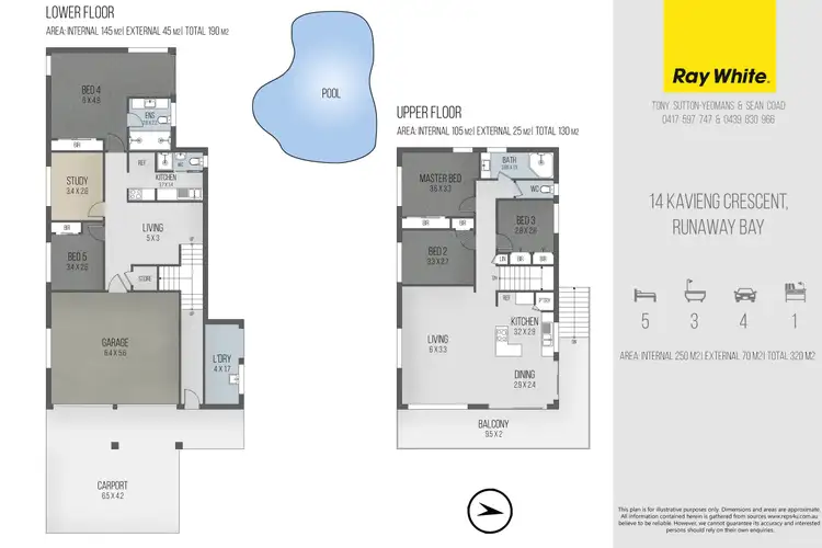 Floorplan of Homely house listing, 14 Kavieng Crescent, Runaway Bay QLD 4216