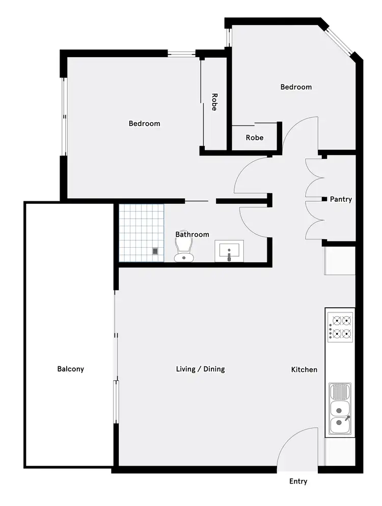 Floorplan of Homely apartment listing, 17/60 John Gorton Drive, Coombs ACT 2611