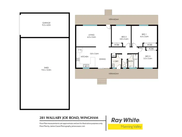 Floorplan of Homely rural property listing, 281 Wallaby Joe Road, Wingham NSW 2429