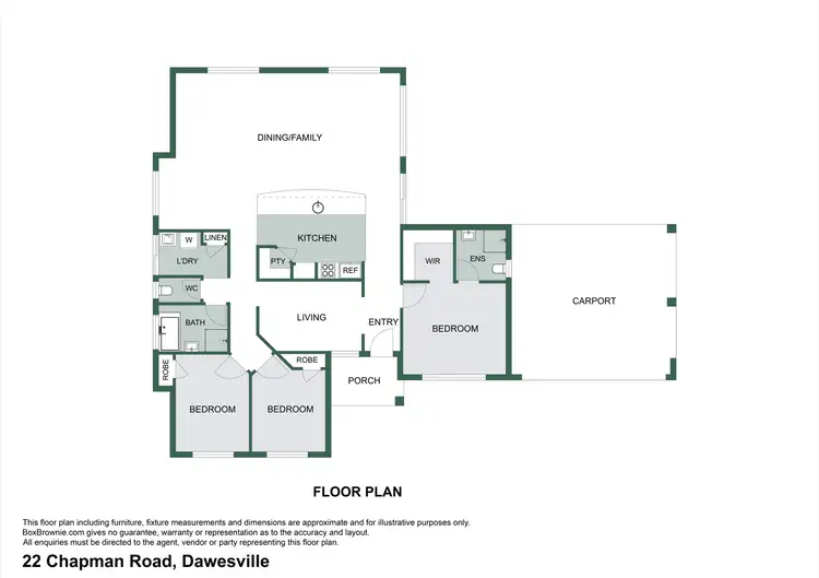 Floorplan of Homely house listing, 22 Chapman Road, Dawesville WA 6211