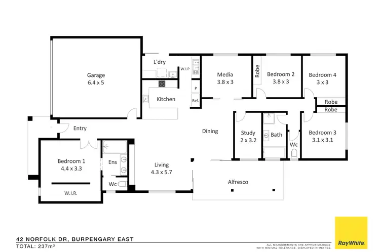 Floorplan of Homely house listing, 42 Norfolk Drive, Burpengary East QLD 4505