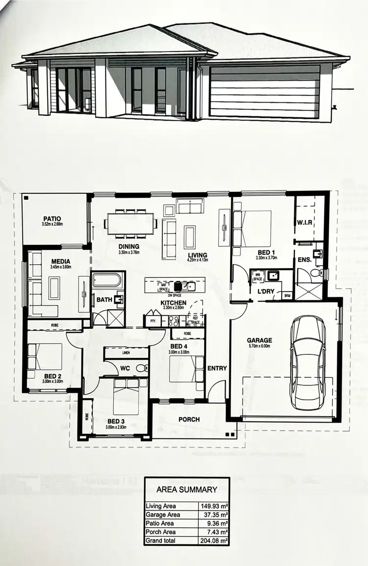 Floorplan of Homely house listing, 9 Koda Street, Burpengary East QLD 4505