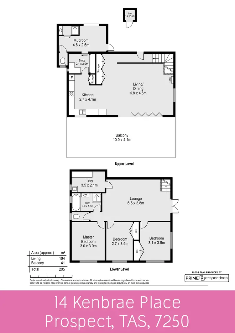 Floorplan of Homely house listing, 14 Kenbrae Place, Prospect TAS 7250