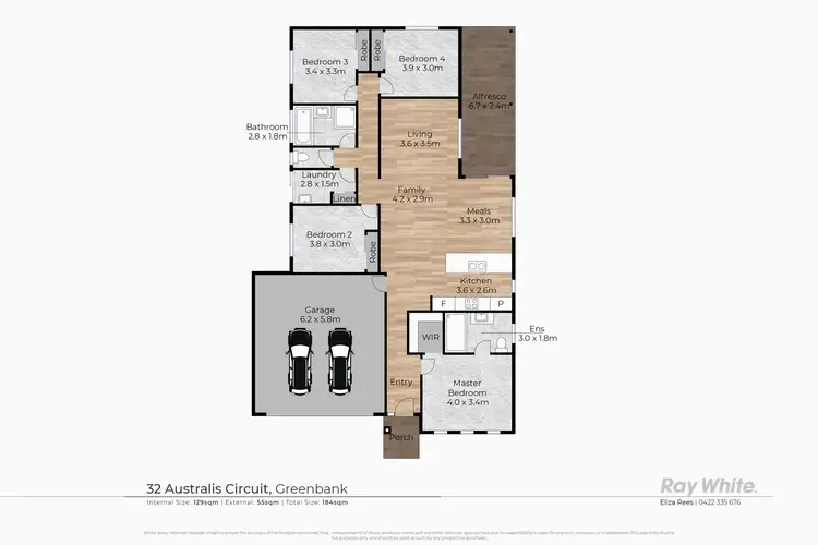 Floorplan of Homely house listing, 32 Australis Circuit, Greenbank QLD 4124