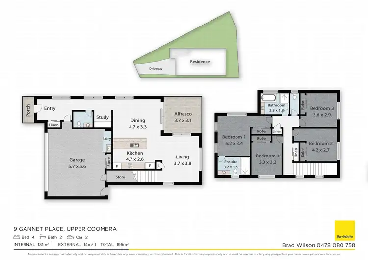 Floorplan of Homely house listing, 9 Gannet Place, Upper Coomera QLD 4209