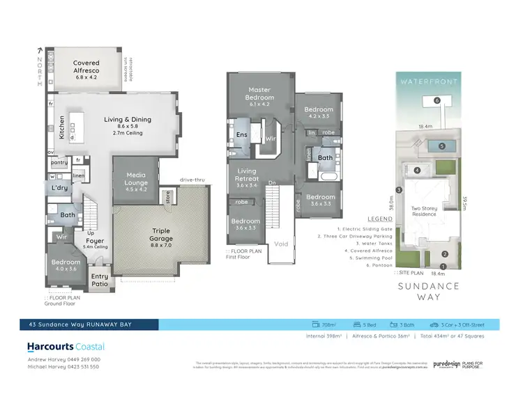 Floorplan of Homely house listing, 43 Sundance Way, Runaway Bay QLD 4216