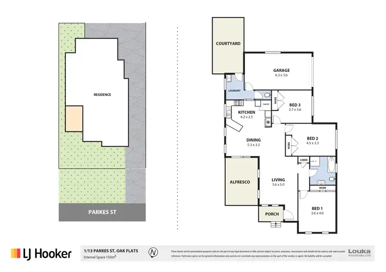 Floorplan of Homely house listing, 1/13 Parkes Street, Oak Flats NSW 2529