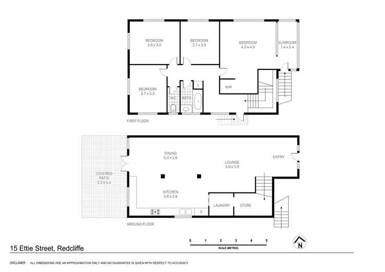 Floorplan of Homely house listing, 15 Ettie Street, Redcliffe QLD 4020