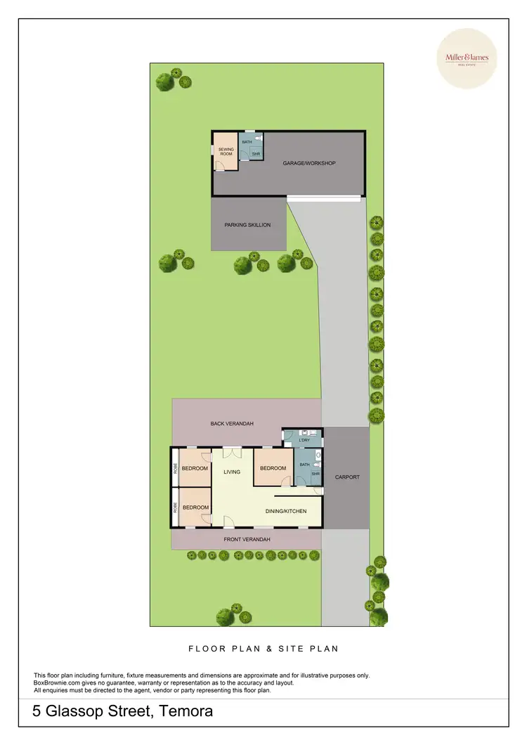 Floorplan of Homely house listing, 5 Glassop Street, Temora NSW 2666