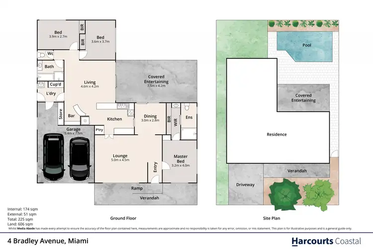 Floorplan of Homely house listing, 4 Bradley Avenue, Miami QLD 4220