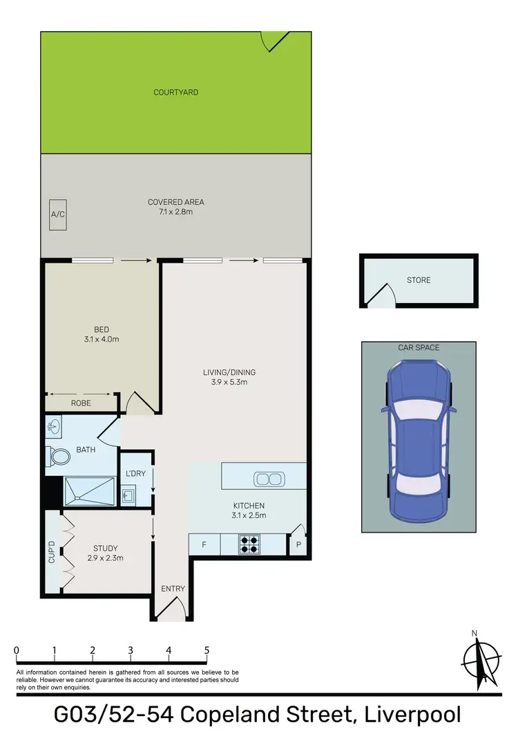 Floorplan of Homely unit listing, G03/52-54 Copeland Street, Liverpool NSW 2170