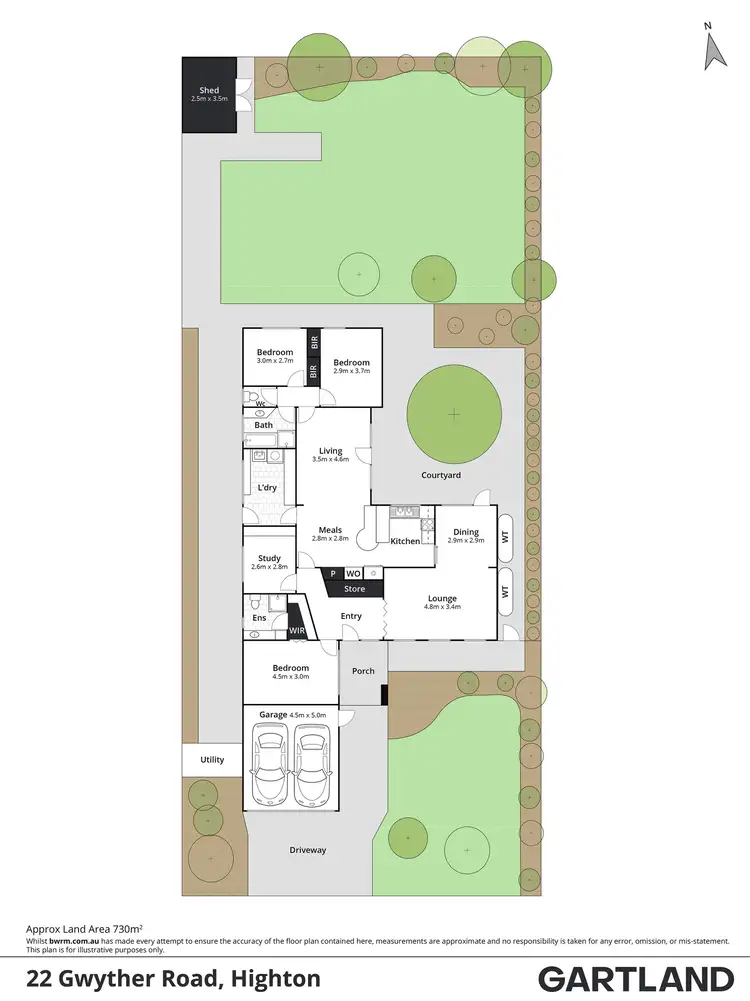 Floorplan of Homely house listing, 22 Gwyther Road, Highton VIC 3216