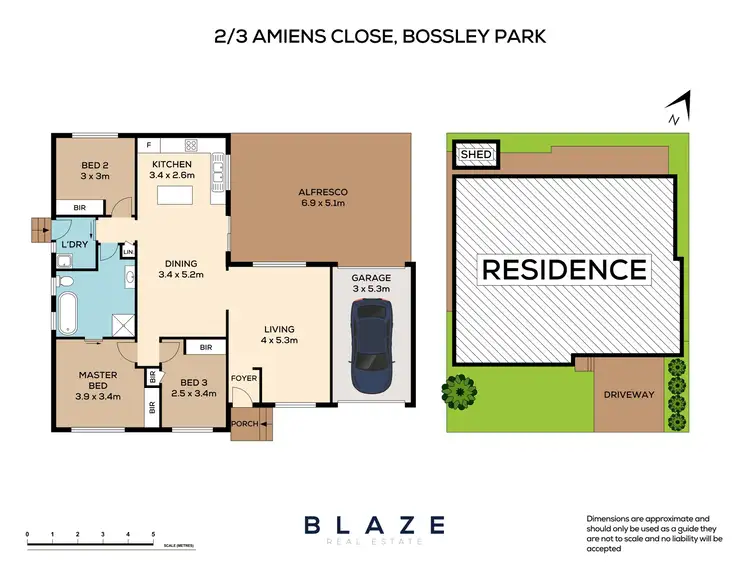 Floorplan of Homely villa listing, 2/3 Amiens Close, Bossley Park NSW 2176