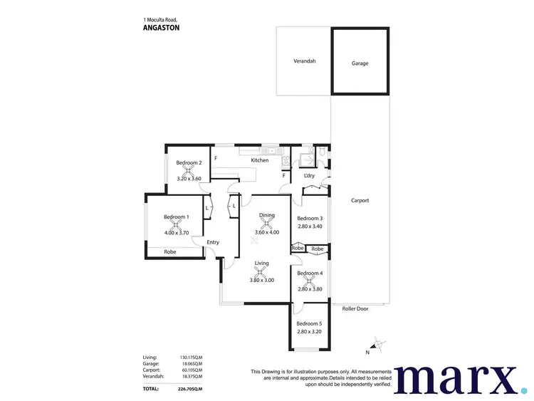 Floorplan of Homely house listing, 1 Moculta Road, Angaston SA 5353