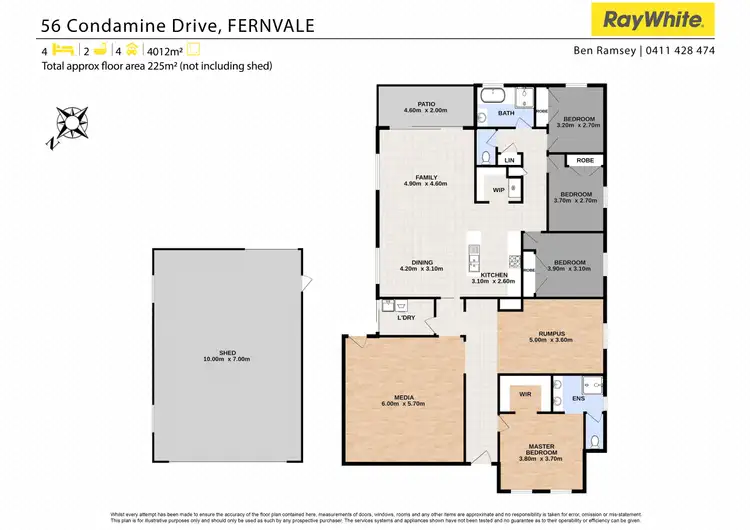 Floorplan of Homely house listing, 56 Condamine Drive, Fernvale QLD 4306