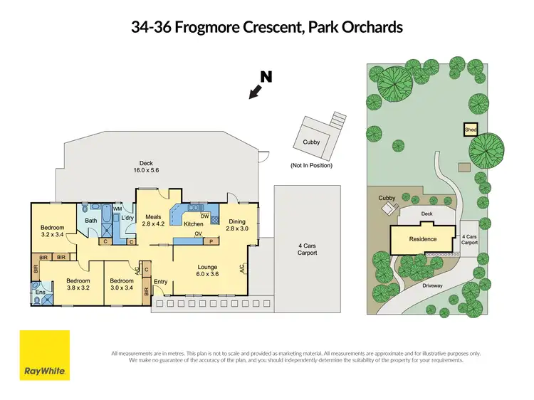 Floorplan of Homely house listing, 34-36 Frogmore Crescent, Park Orchards VIC 3114