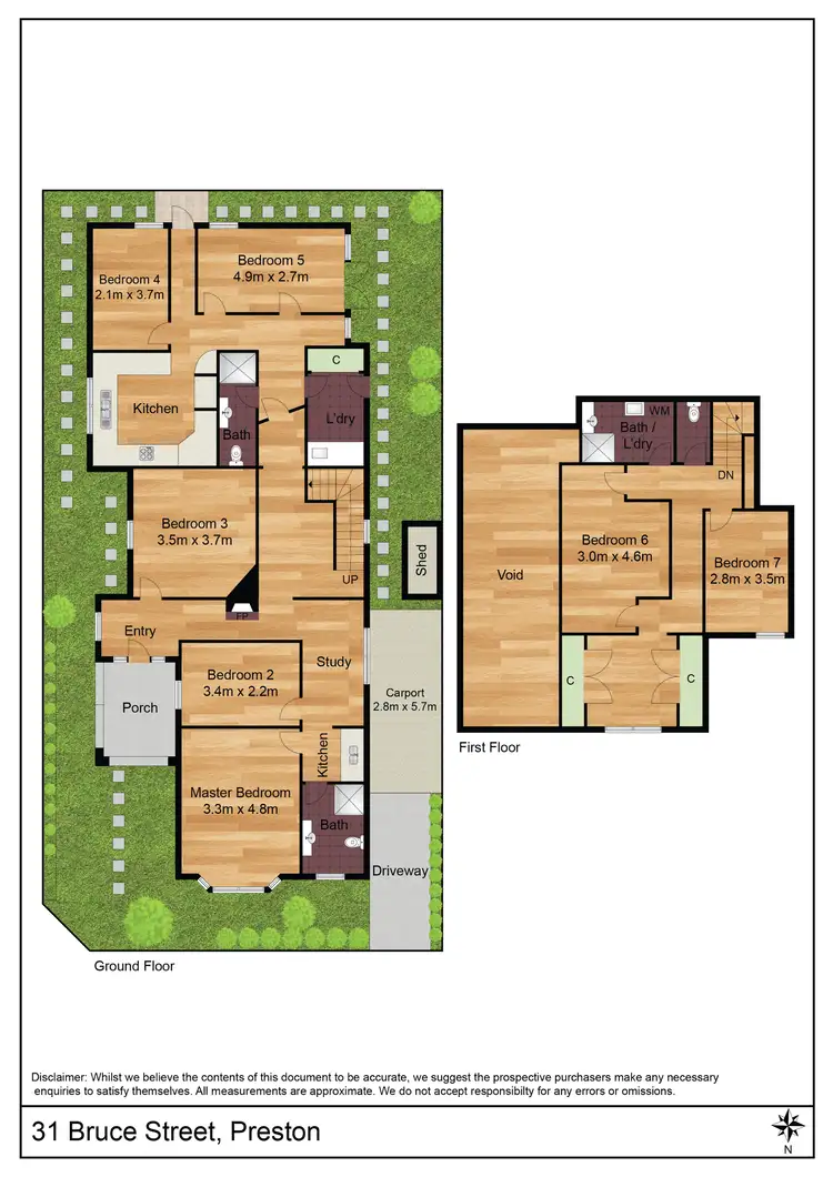 Floorplan of Homely house listing, 31 Bruce Street, Preston VIC 3072
