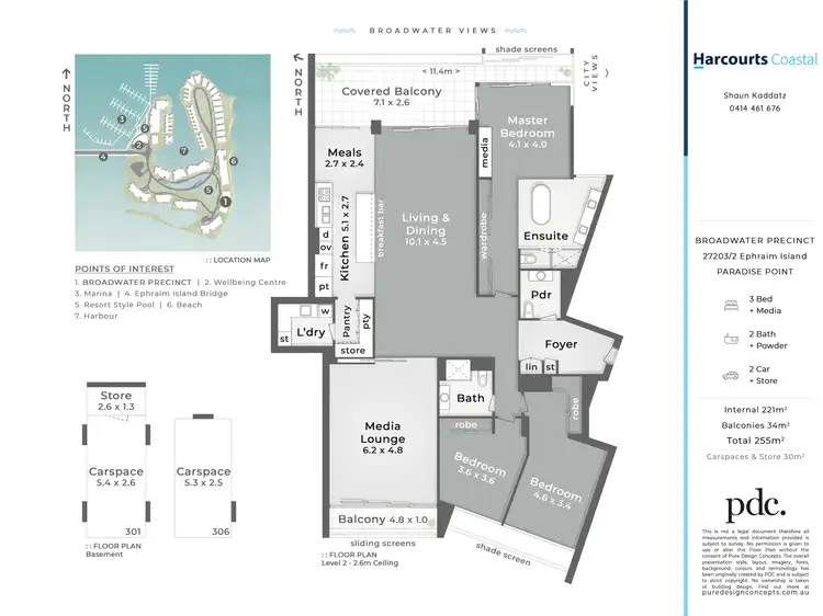 Floorplan of Homely apartment listing, 27203 Ephraim Island, Paradise Point QLD 4216