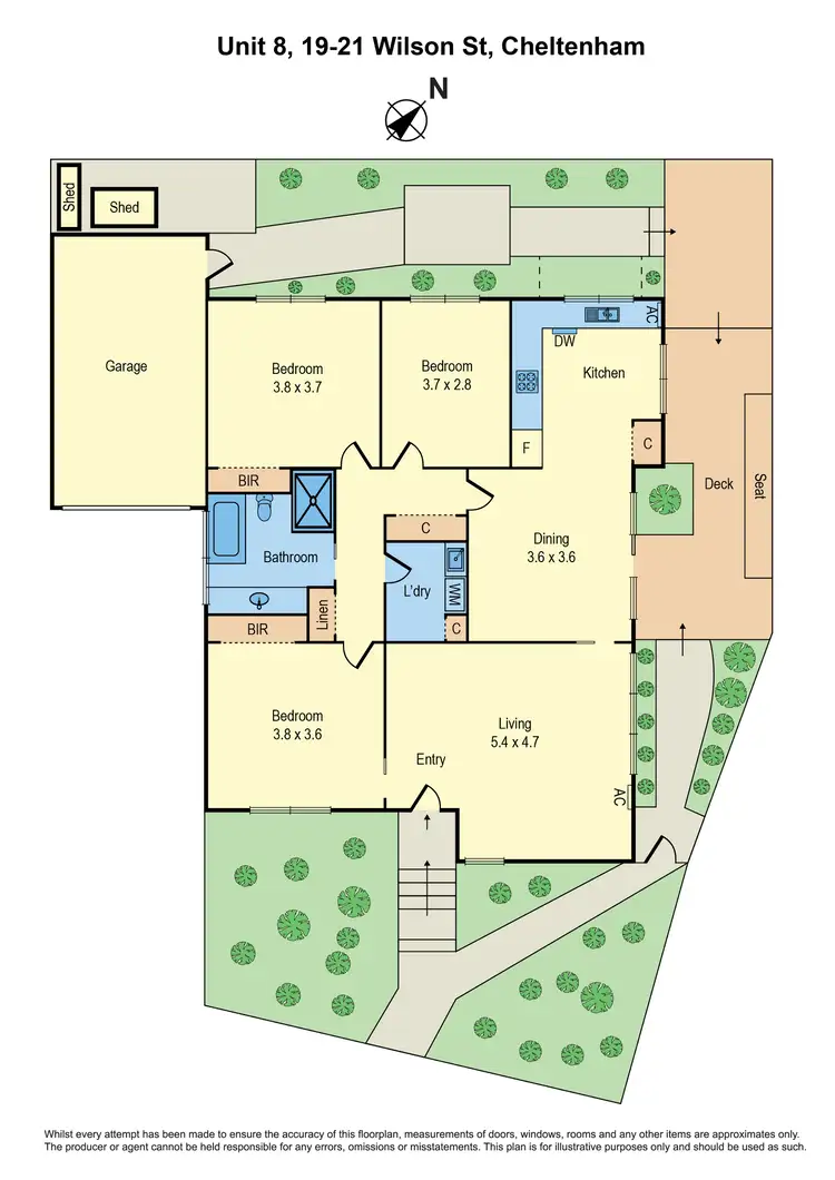 Floorplan of Homely unit listing, 8/19-21 Wilson Street, Cheltenham VIC 3192