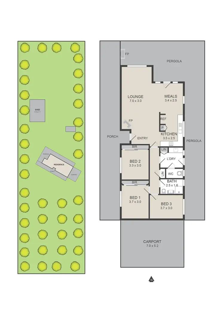 Floorplan of Homely house listing, 75 Second Ave, Eden Park VIC 3757