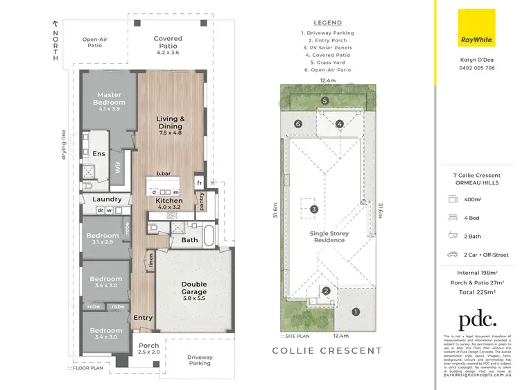 Floorplan of Homely house listing, 7 Collie Crescent, Ormeau Hills QLD 4208