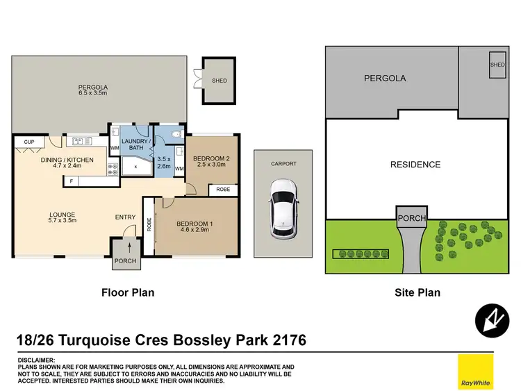 Floorplan of Homely villa listing, 18/26 Turquoise Crescent, Bossley Park NSW 2176