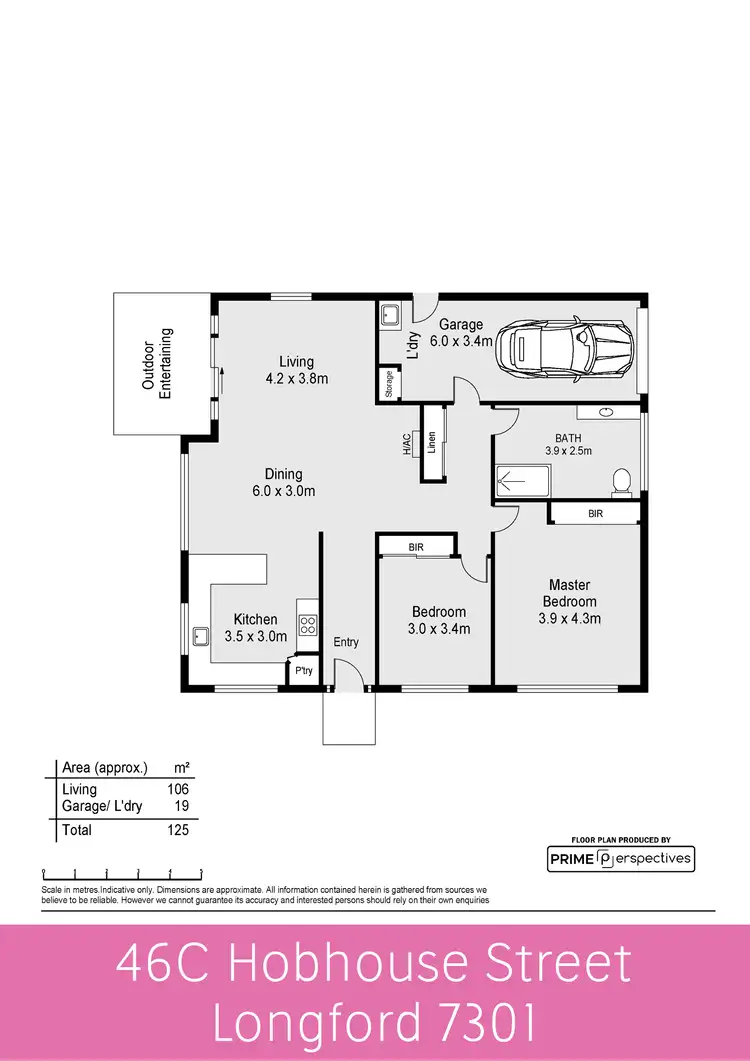 Floorplan of Homely house listing, 46C Hobhouse Street, Longford TAS 7301