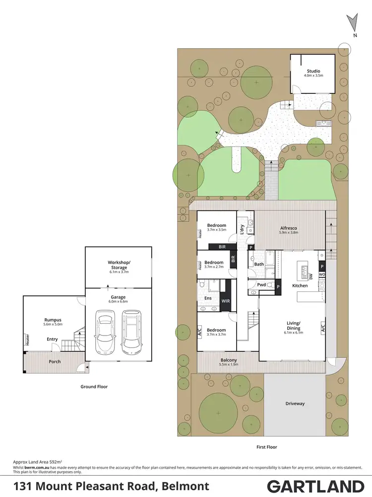 Floorplan of Homely house listing, 131 Mount Pleasant Road, Belmont VIC 3216