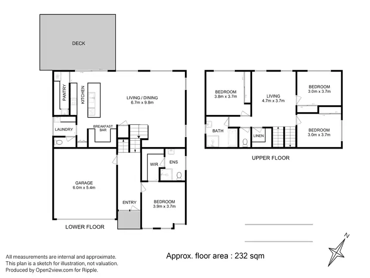 Floorplan of Homely house listing, 7a Allison Street, West Hobart TAS 7000