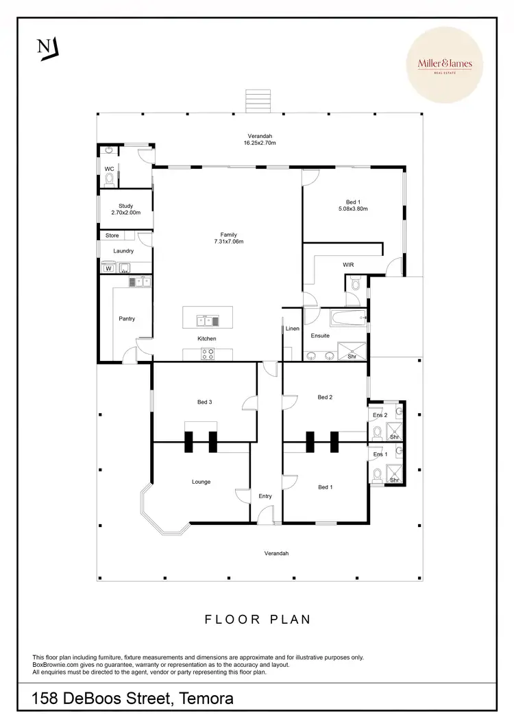 Floorplan of Homely house listing, 158 DeBoos Street, Temora NSW 2666