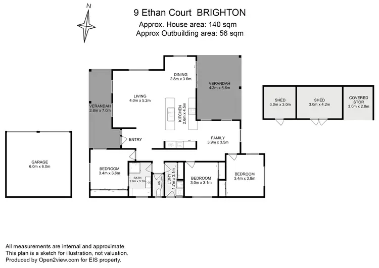 Floorplan of Homely house listing, 9 Ethan Court, Brighton TAS 7030