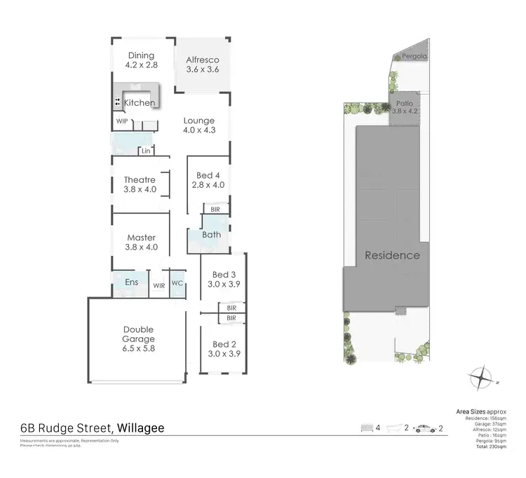 Floorplan of Homely house listing, 6B Rudge Street, Willagee WA 6156