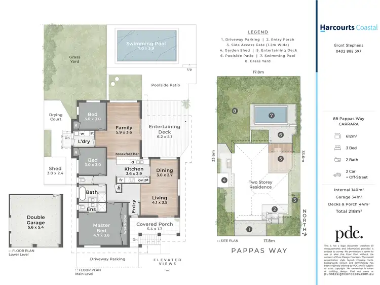 Floorplan of Homely house listing, 88 Pappas Way, Carrara QLD 4211