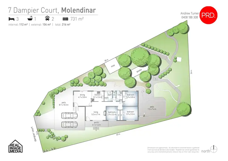 Floorplan of Homely house listing, 7 Dampier Court, Molendinar QLD 4214