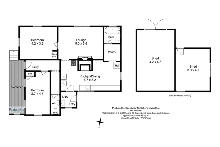 Floorplan of Homely house listing, 2 Maxfields Road, South Nietta TAS 7315