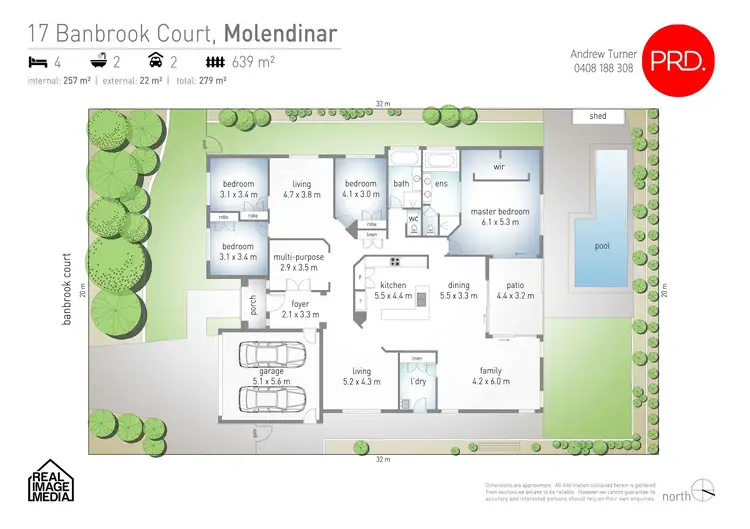Floorplan of Homely house listing, 17 Banbrook Court, Molendinar QLD 4214