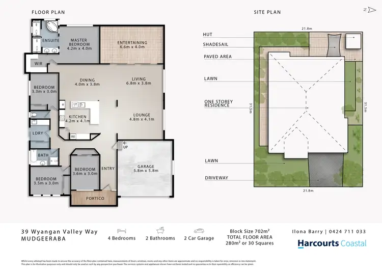 Floorplan of Homely house listing, 39 Wyangan Valley Way, Mudgeeraba QLD 4213