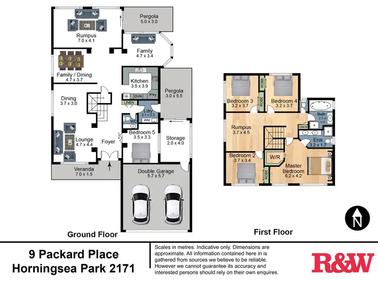 Floorplan of Homely house listing, 9 Packard Place, Horningsea Park NSW 2171