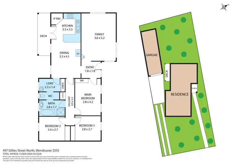 Floorplan of Homely house listing, 497 Gillies Street, Wendouree VIC 3355