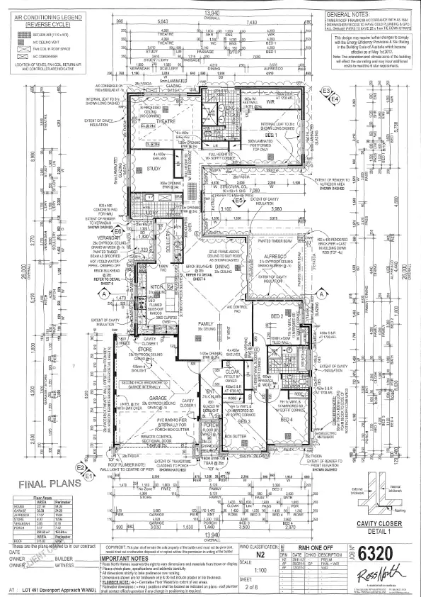 Floorplan of Homely house listing, 36 Davenport Approach, Wandi WA 6167