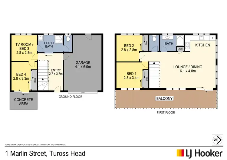 Floorplan of Homely house listing, 1 Marlin Street, Tuross Head NSW 2537