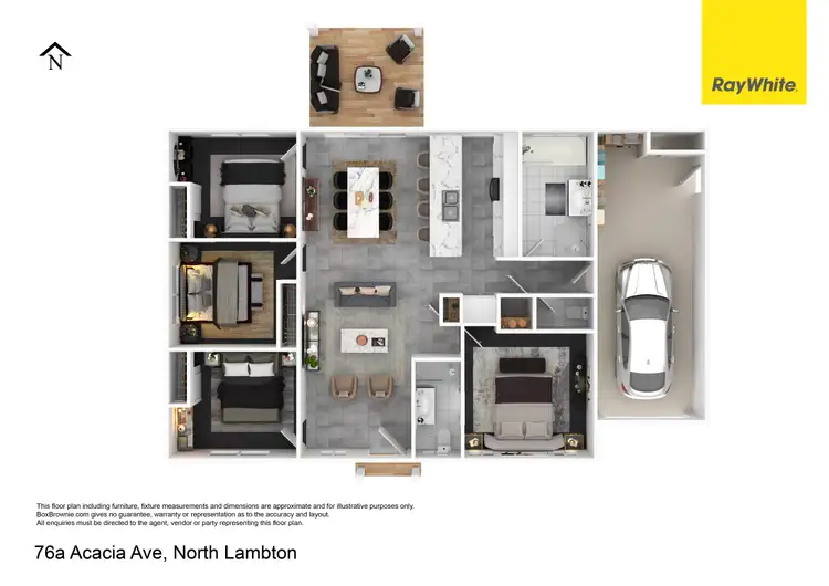 Floorplan of Homely house listing, 76a Acacia Avenue, North Lambton NSW 2299