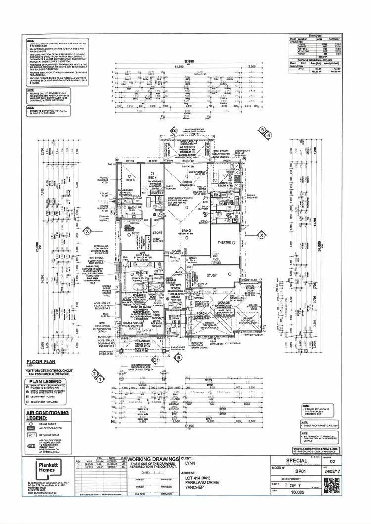 Floorplan of Homely house listing, 41 Parkland Drive, Yanchep WA 6035