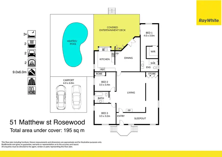 Floorplan of Homely house listing, 51 Matthew Street, Rosewood QLD 4340