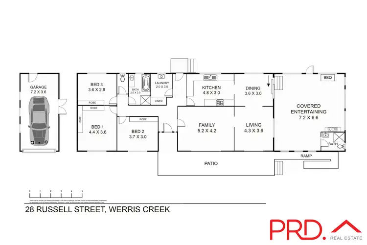 Floorplan of Homely house listing, 28 Russell Street, Werris Creek NSW 2341