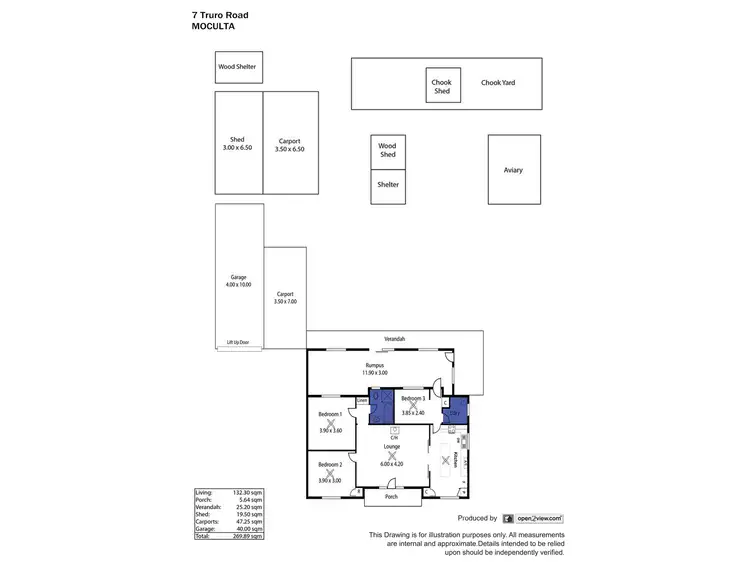 Floorplan of Homely house listing, 7 Truro Road, Moculta SA 5353