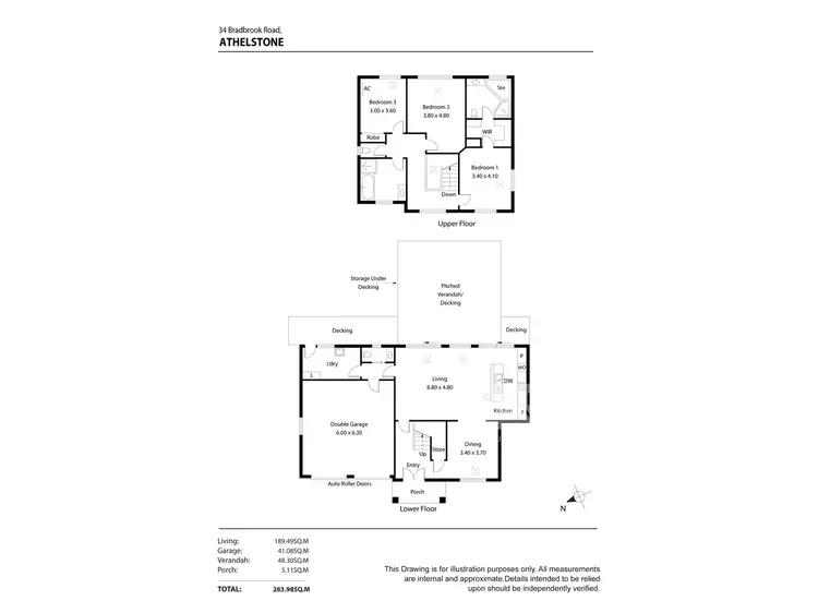 Floorplan of Homely house listing, 34 Bradbrook Road, Athelstone SA 5076