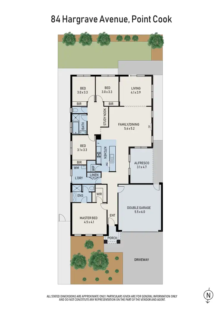 Floorplan of Homely house listing, 84 Hargrave Avenue, Point Cook VIC 3030