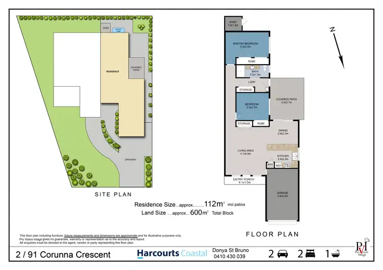 Floorplan of Homely house listing, 2/91 Corunna Crescent, Ashmore QLD 4214