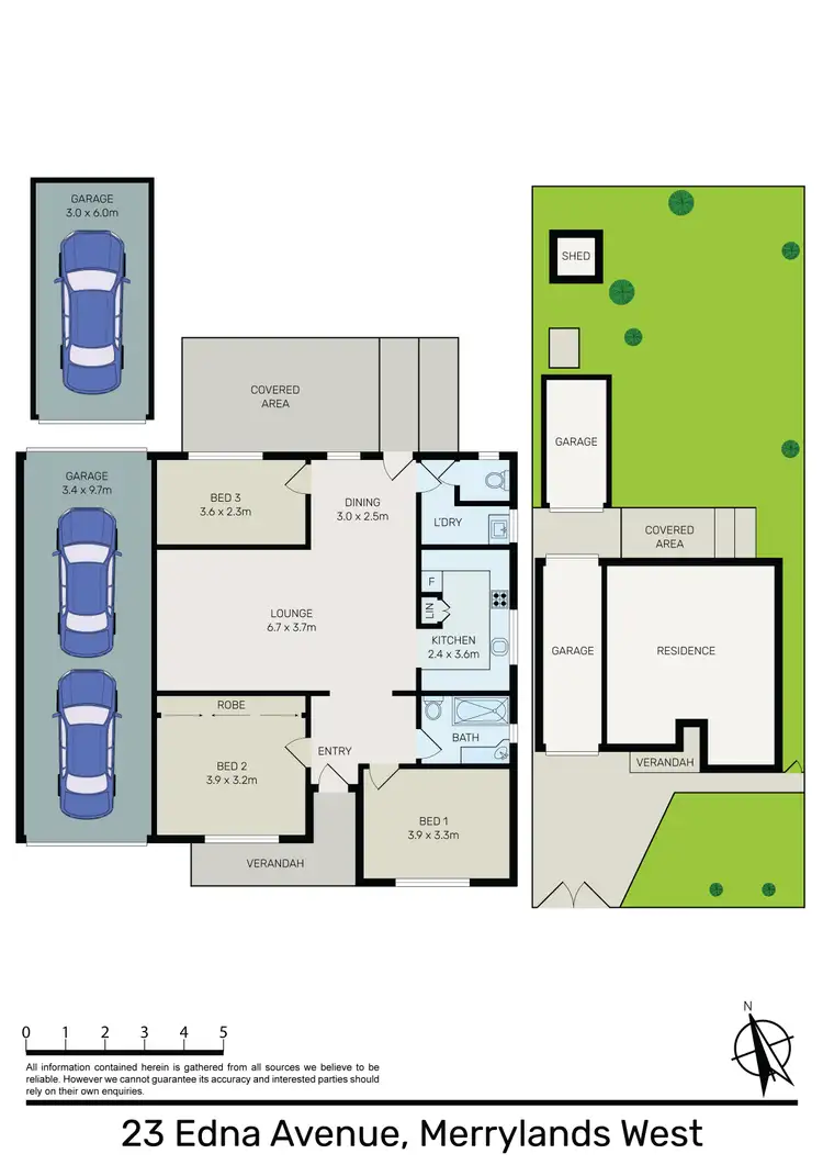 Floorplan of Homely house listing, 23 Edna Avenue, Merrylands NSW 2160